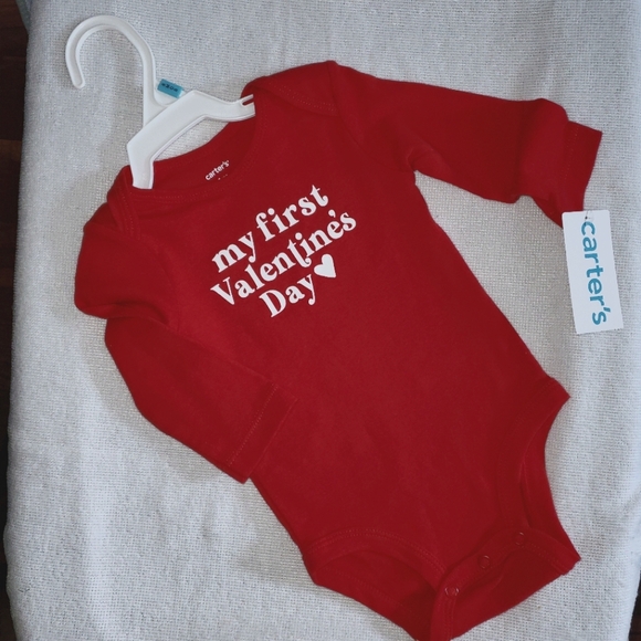 Carter's Other - Carter's baby girl long sleeve Valentine's Day themed onesie